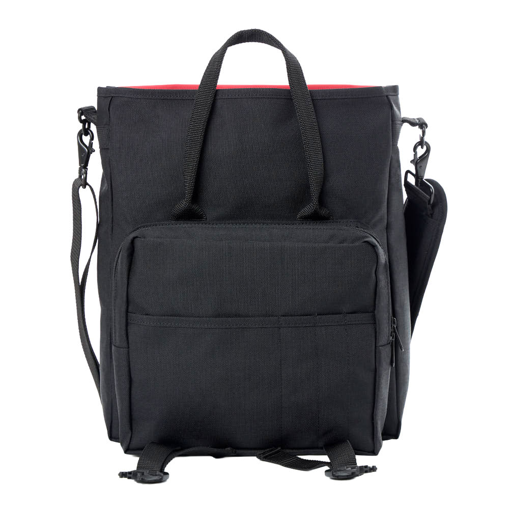 Commuter Laptop Bag (17") W/ Back Zipper Ver. 2 Black - Manhattan Portage