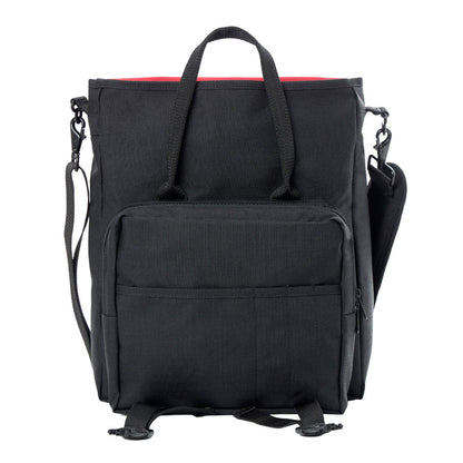 Commuter Laptop Bag (17") W/ Back Zipper Ver. 2 Black - Manhattan Portage