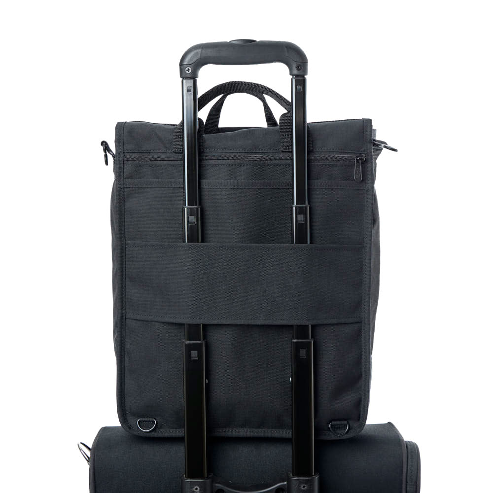 Commuter Laptop Bag (17") W/ Back Zipper Ver. 2 Black - Manhattan Portage