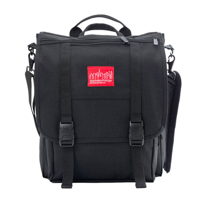 Commuter Laptop Bag (17") W/ Back Zipper Ver. 2 Black - Manhattan Portage