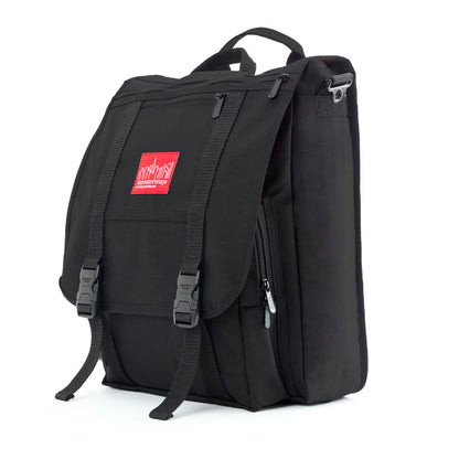 Commuter Laptop Bag (17") W/ Back Zipper Ver. 2 Black - Manhattan Portage