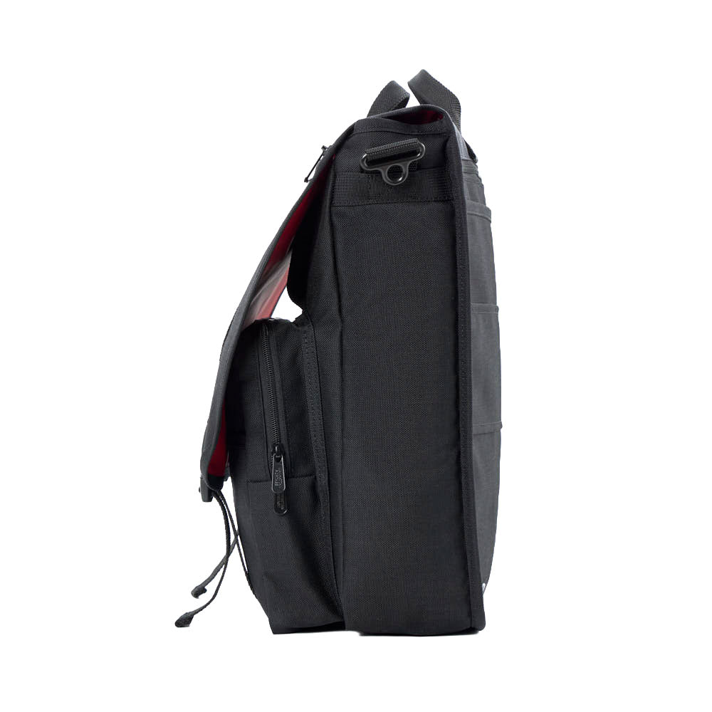 Commuter Laptop Bag (17") W/ Back Zipper Ver. 2 Black - Manhattan Portage