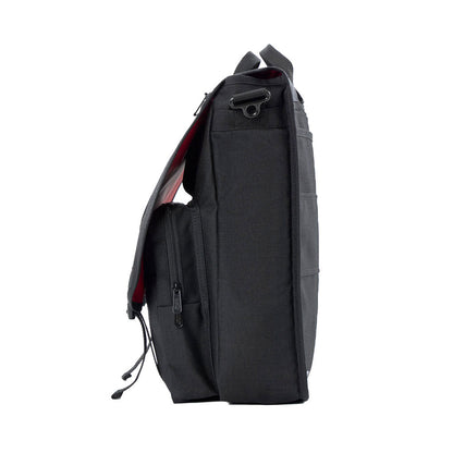 Commuter Laptop Bag (17") W/ Back Zipper Ver. 2 Black - Manhattan Portage