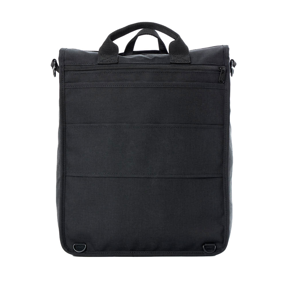 Commuter Laptop Bag (17") W/ Back Zipper Ver. 2 Black - Manhattan Portage