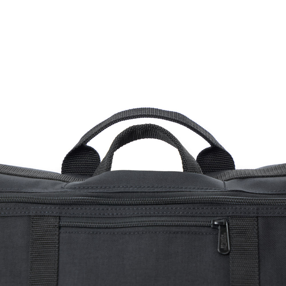 Commuter Laptop Bag (17") W/ Back Zipper Ver. 2 Black - Manhattan Portage