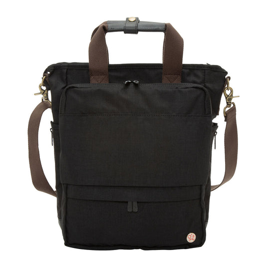 Waxed Nylon Fordham Convertible Bag Black - Manhattan Portage