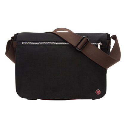 Waxed Nylon Whitehall Laptop Bag Black - Manhattan Portage