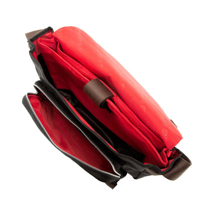 Waxed Nylon Whitehall Laptop Bag Black - Manhattan Portage
