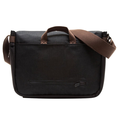 Waxed Nylon Whitehall Laptop Bag Black - Manhattan Portage