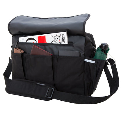 Webb Convertible Briefcase Black - Manhattan Portage