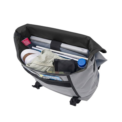 Willoughby Messenger Bag W/Handle Grey - Manhattan Portage