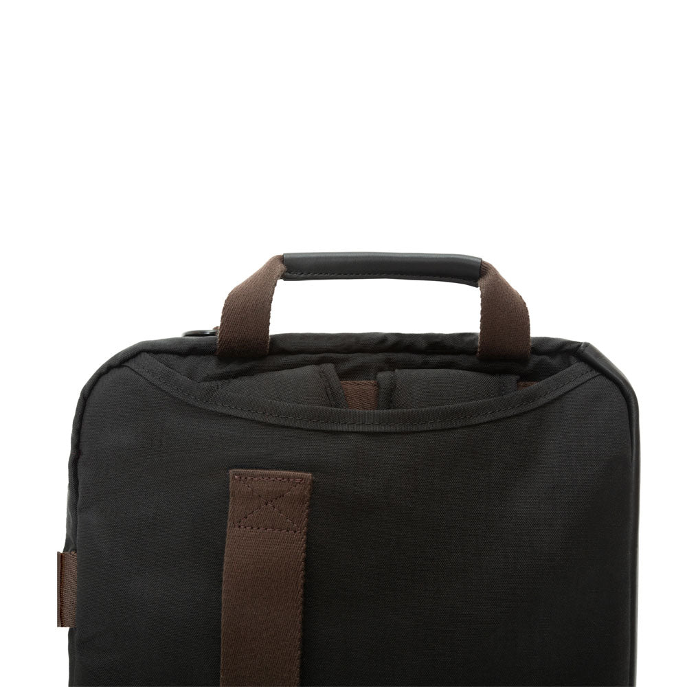 Waxed Nylon Saratoga Briefcase Black - Manhattan Portage