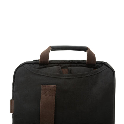 Waxed Nylon Saratoga Briefcase Black - Manhattan Portage