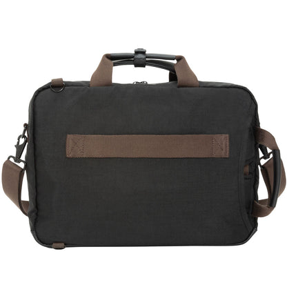 Waxed Nylon Saratoga Briefcase Black - Manhattan Portage