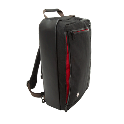 Waxed Nylon Saratoga Briefcase Black - Manhattan Portage