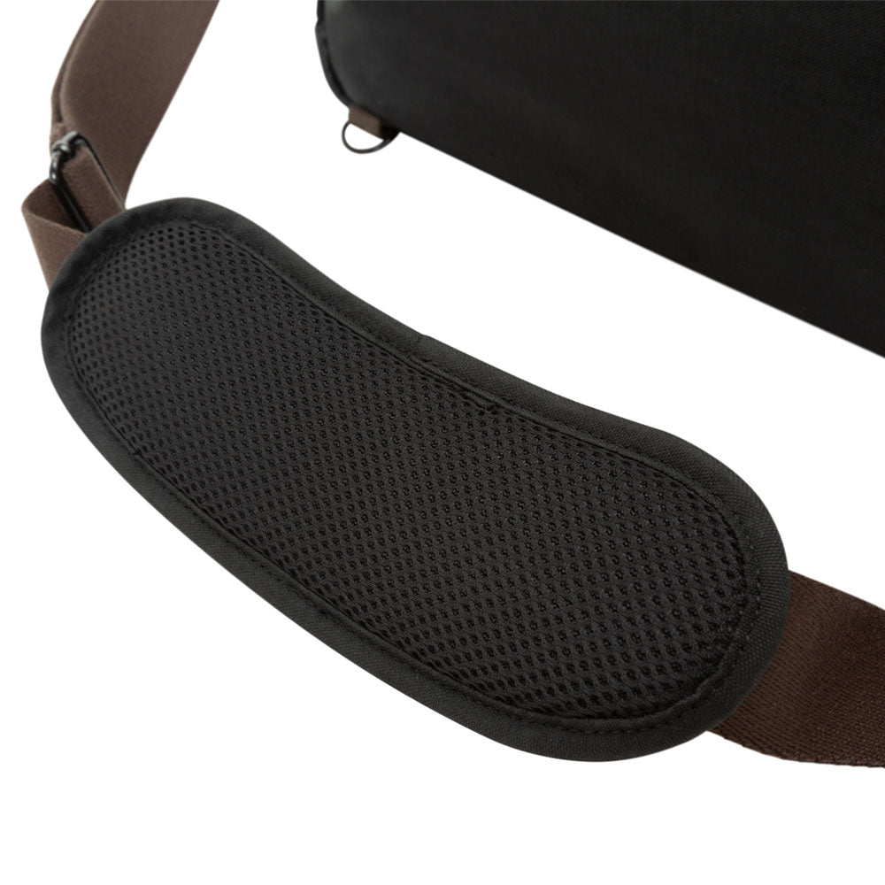 Waxed Nylon Saratoga Briefcase Black - Manhattan Portage