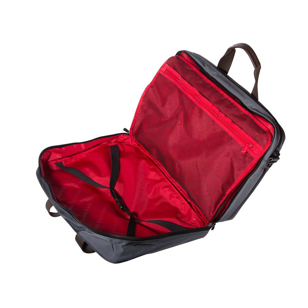 Lawrence Laptop Bag With Back Zipper Grey - Manhattan Portage