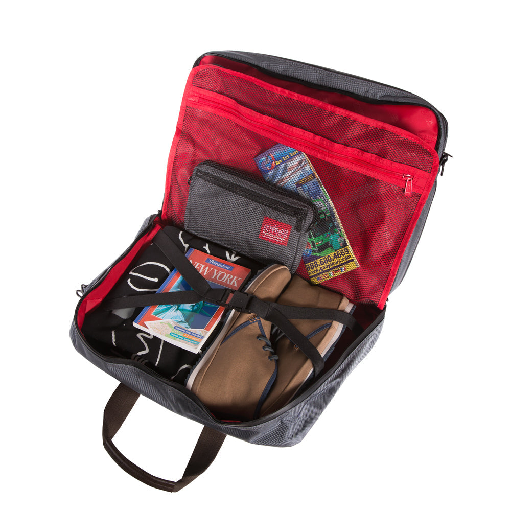 Lawrence Laptop Bag With Back Zipper Grey - Manhattan Portage