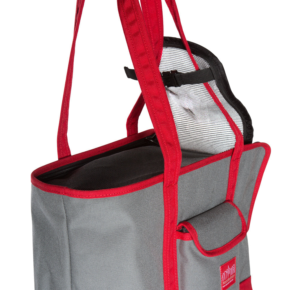 Pet Carrier Tote Bag Ver 2 GRY/RED - Manhattan Portage