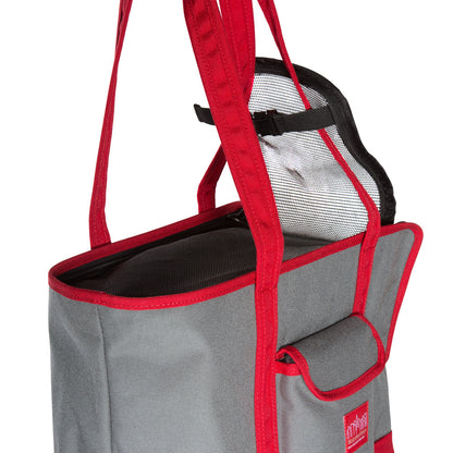 Pet Carrier Tote Bag Ver 2 GRY/RED - Manhattan Portage