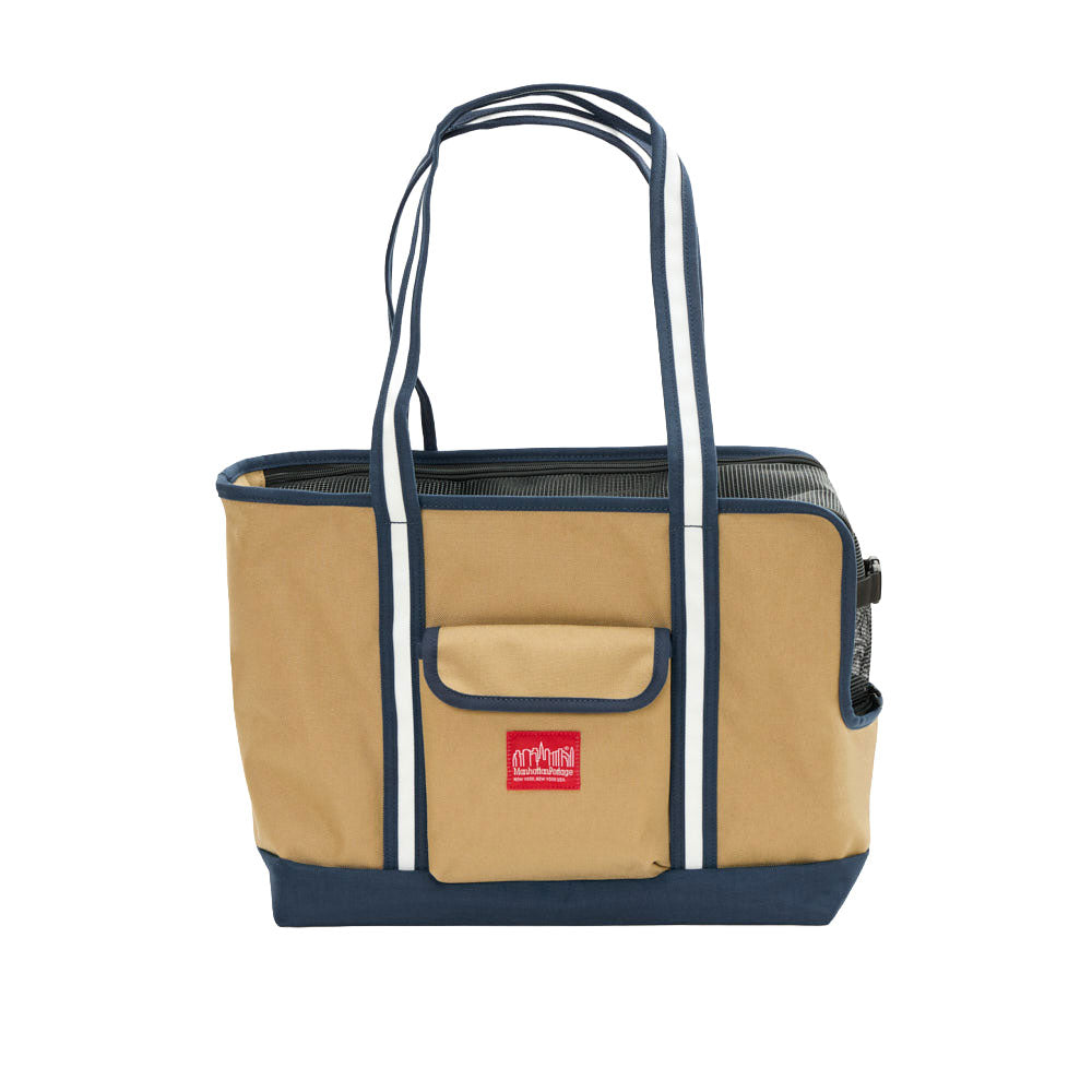 Pet Carrier Tote Bag Ver. 4 BEI/NVY - Manhattan Portage