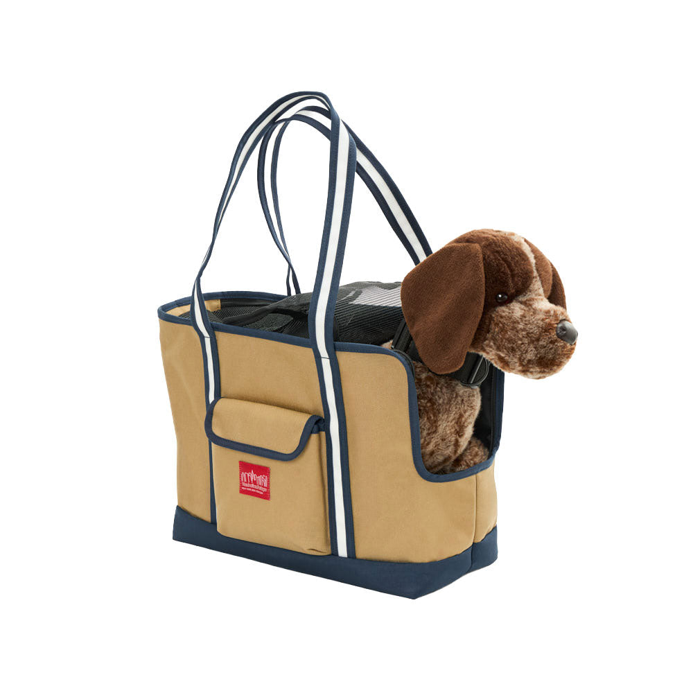 Pet Carrier Tote Bag Ver. 4 BEI/NVY - Manhattan Portage