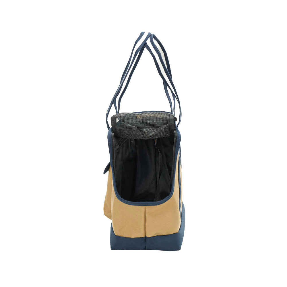 Pet Carrier Tote Bag Ver. 4 BEI/NVY - Manhattan Portage