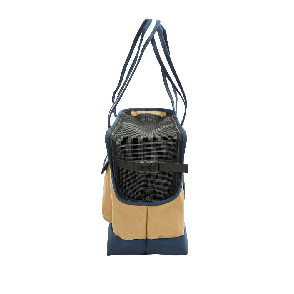 Pet Carrier Tote Bag Ver. 4 BEI/NVY - Manhattan Portage