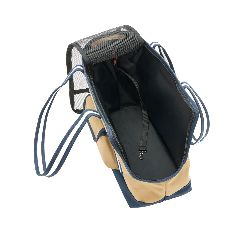 Pet Carrier Tote Bag Ver. 4 BEI/NVY - Manhattan Portage