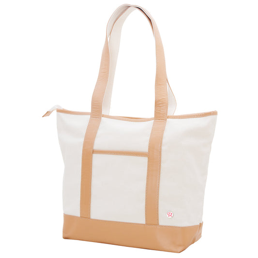 Greenpoint Organic Tote Bag (M) Beige - Manhattan Portage