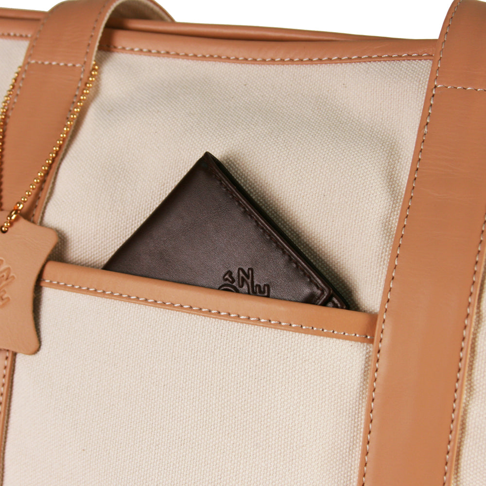 Greenpoint Organic Tote Bag (M) Beige - Manhattan Portage