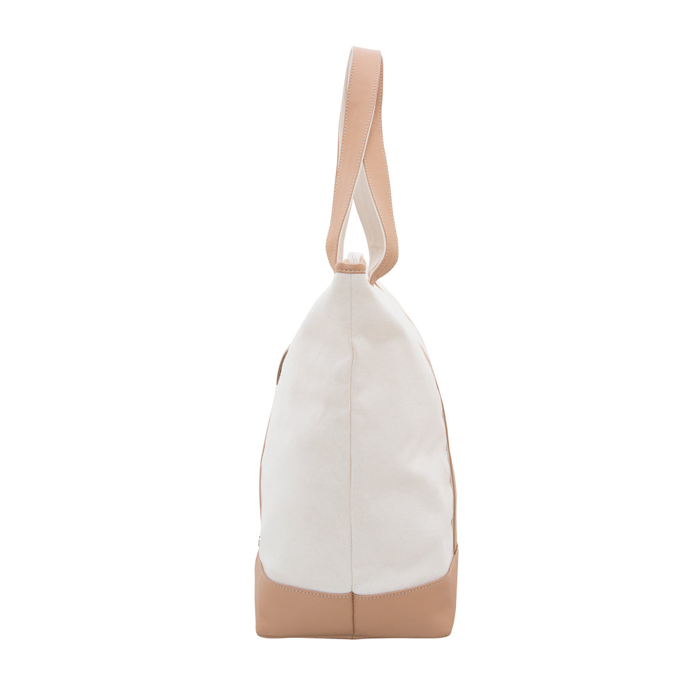 Greenpoint Organic Tote Bag (L) Beige - Manhattan Portage
