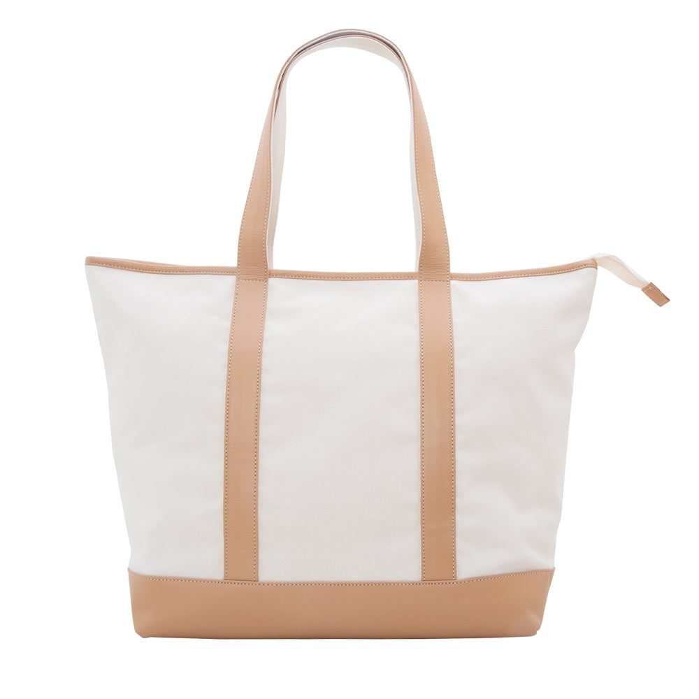 Greenpoint Organic Tote Bag (L) Beige - Manhattan Portage