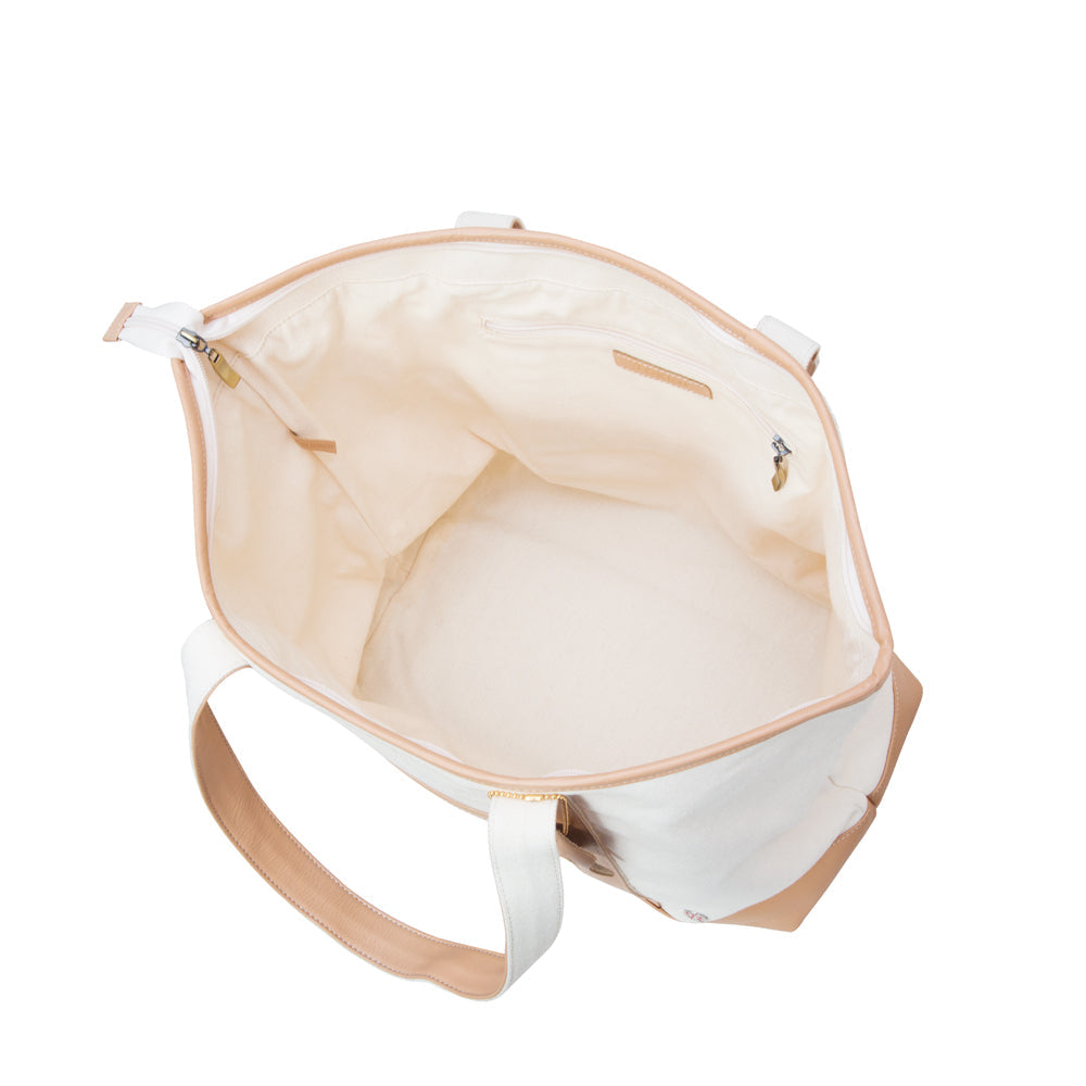 Greenpoint Organic Tote Bag (L) Beige - Manhattan Portage