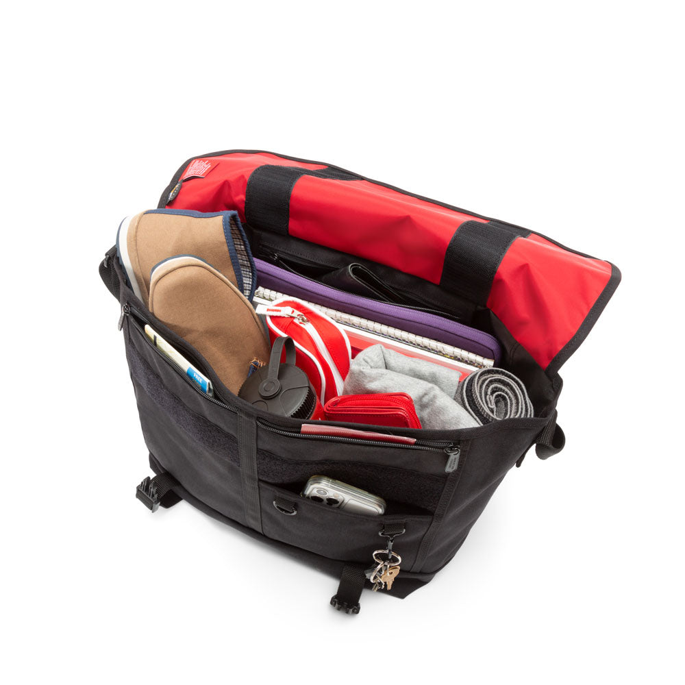NY Messenger Bag (LG) Black - Manhattan Portage