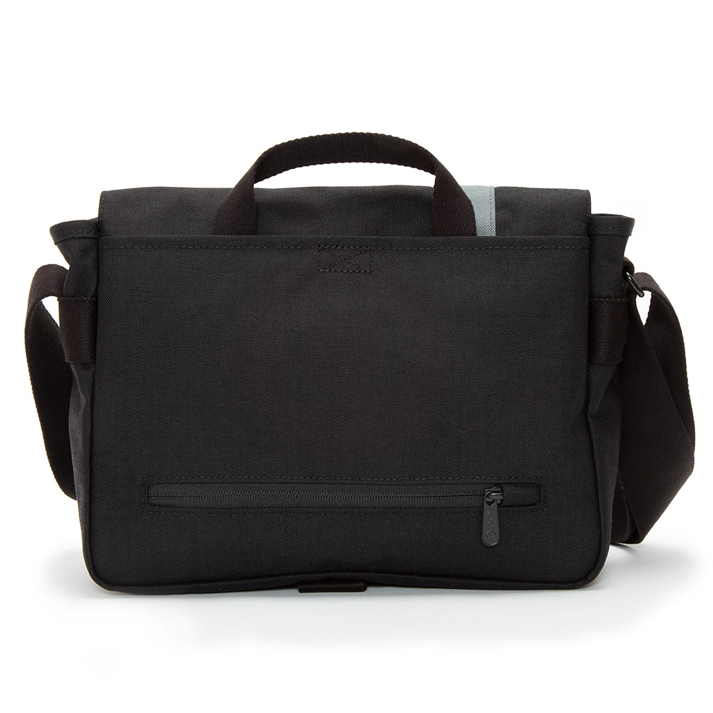Astor Shoulder Bag (S) W/Back Zipper BLK/GRY - Manhattan Portage