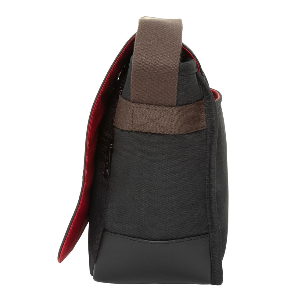Waxed Nylon Rockefeller Shoulder Bag (XS) Black - Manhattan Portage