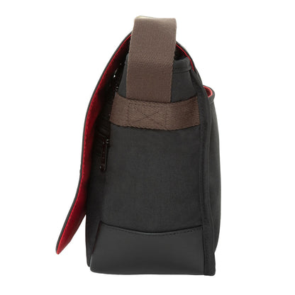 Waxed Nylon Rockefeller Shoulder Bag (XS) Black - Manhattan Portage