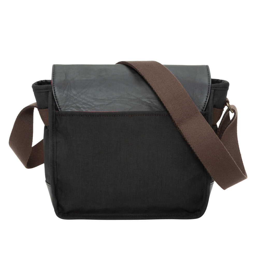 Waxed Nylon Rockefeller Shoulder Bag (XS) Black - Manhattan Portage
