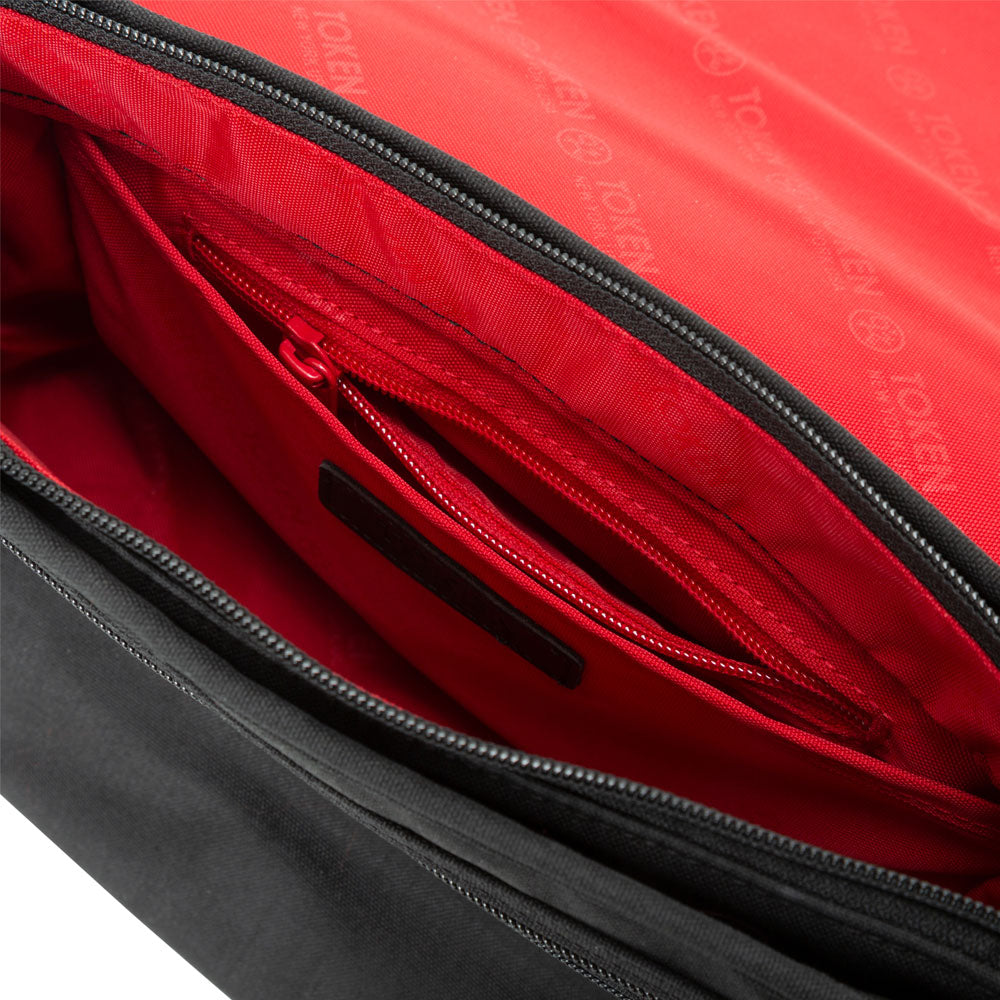 Waxed Nylon Rockefeller Shoulder Bag (XS) Black - Manhattan Portage
