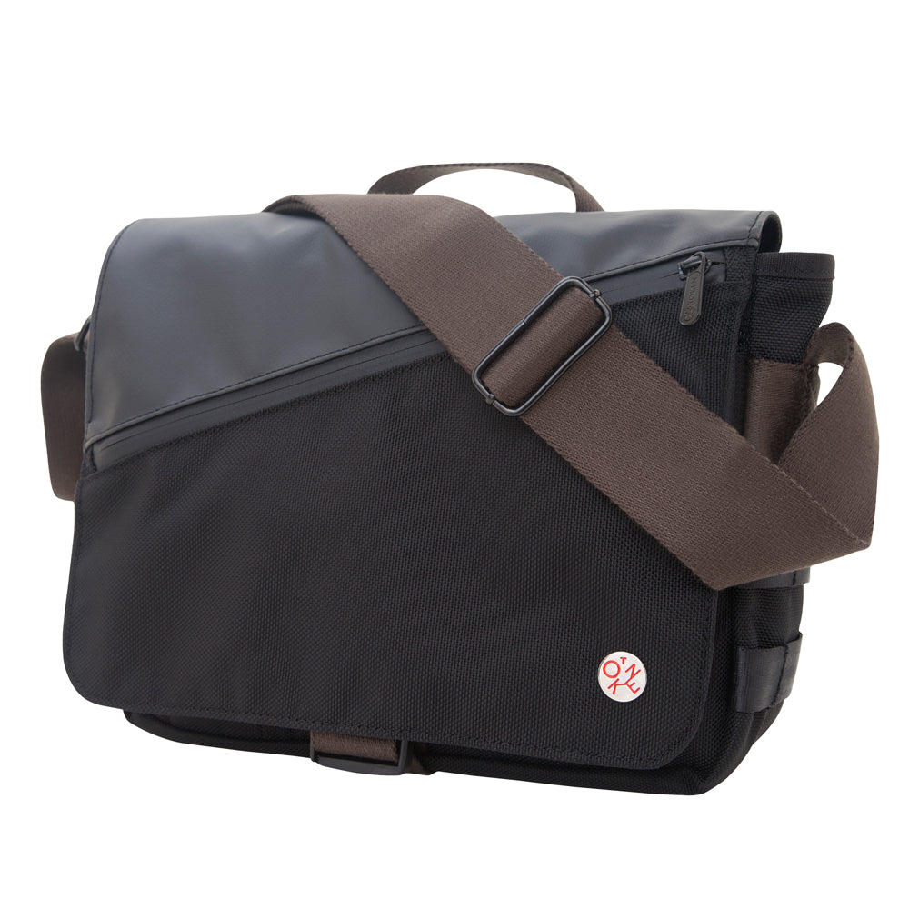 Grand Army Shoulder Bag (S) W/Back Zipper Black - Manhattan Portage