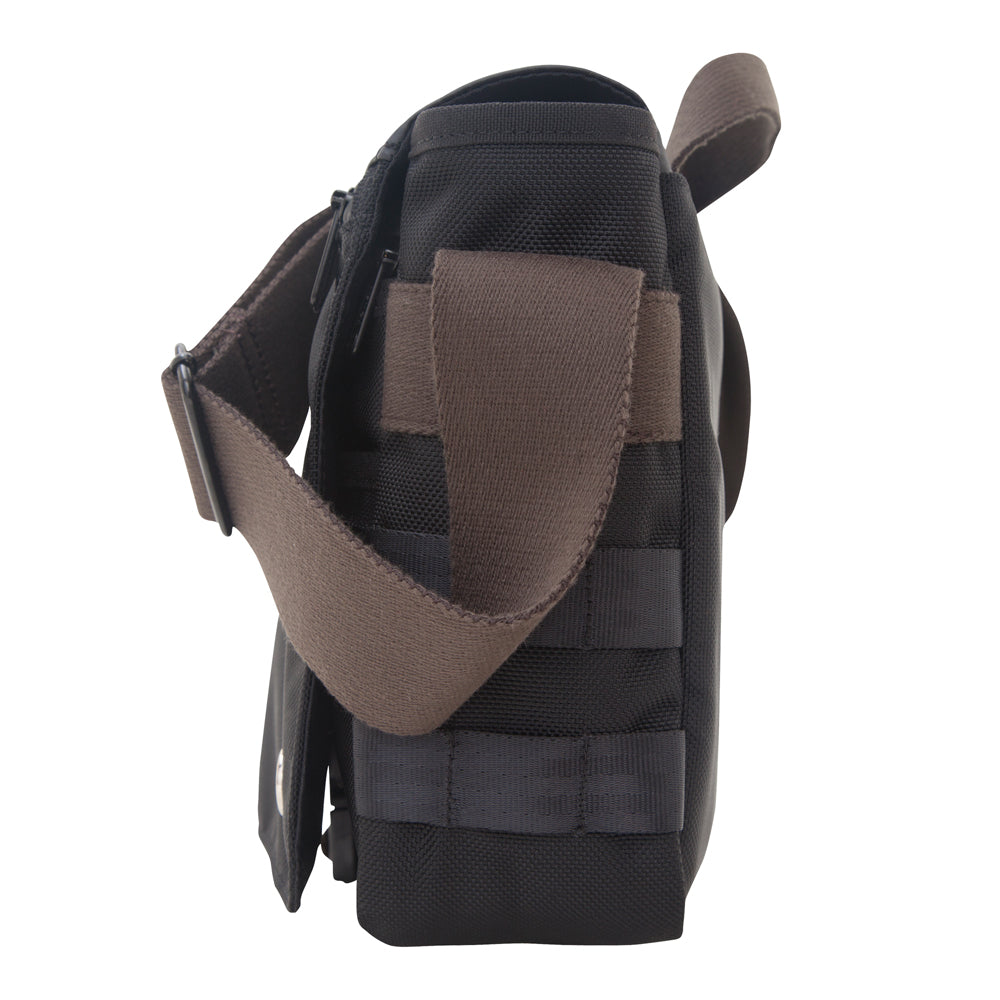 Grand Army Shoulder Bag (S) W/Back Zipper Black - Manhattan Portage