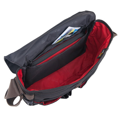 Grand Army Shoulder Bag (S) W/Back Zipper Black - Manhattan Portage