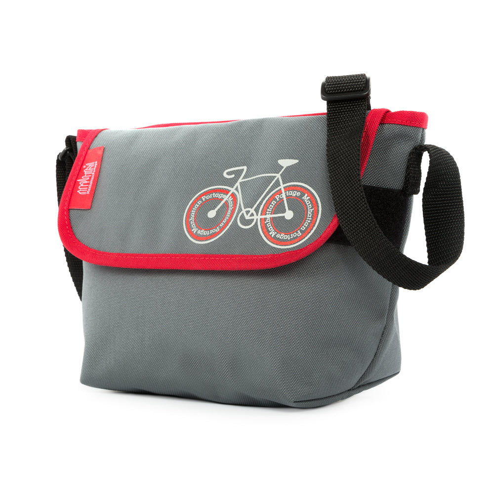 City Bike Mini NY Messenger GRY/RED - Manhattan Portage
