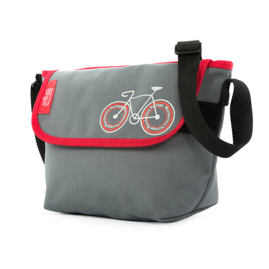 City Bike Mini NY Messenger GRY/RED - Manhattan Portage