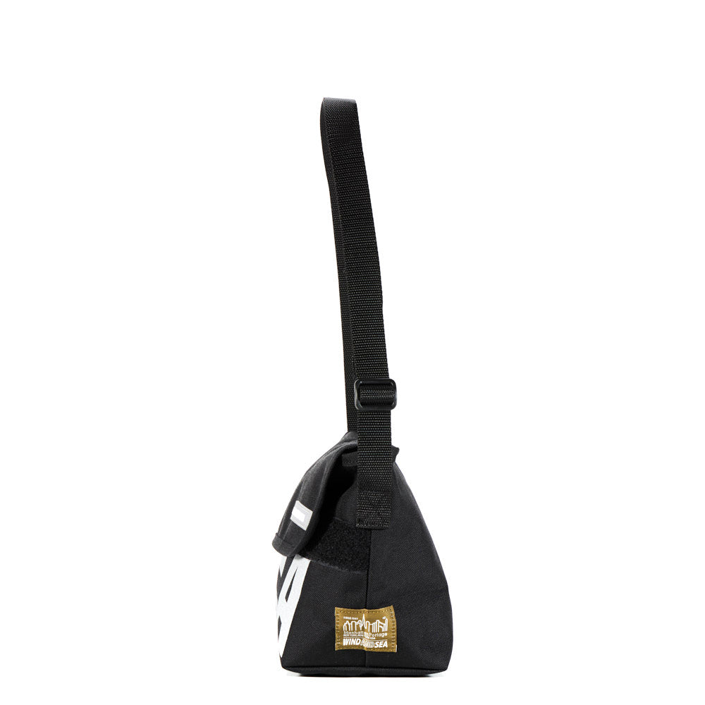 NY Messenger Bag (XXS) Wind and Sea Black - Manhattan Portage