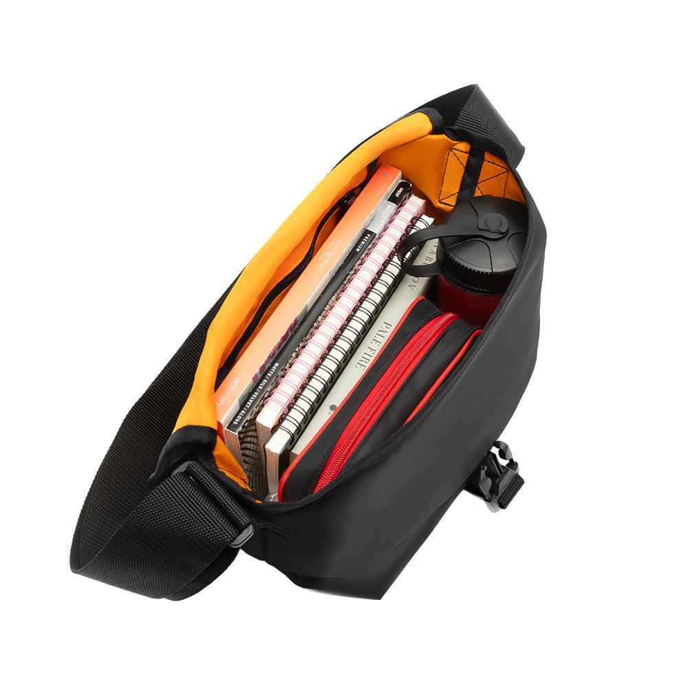 Nylon Messenger Bag JR (SM) ALPHA INDUSTRIES Black - Manhattan Portage