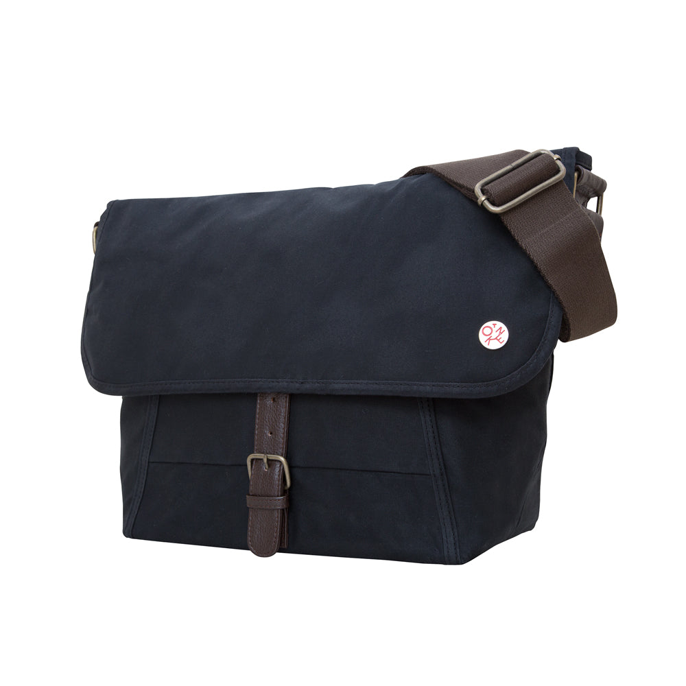 Waxed Lincoln Messenger (S) Black - Manhattan Portage