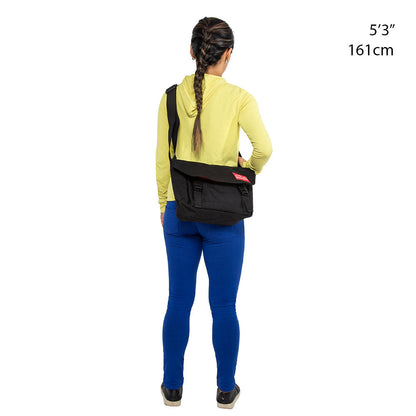 Kent Messenger Bag (L) Black - Manhattan Portage