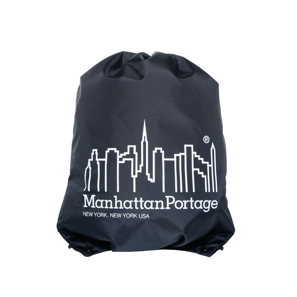 Drawstring Backpack Black - Manhattan Portage